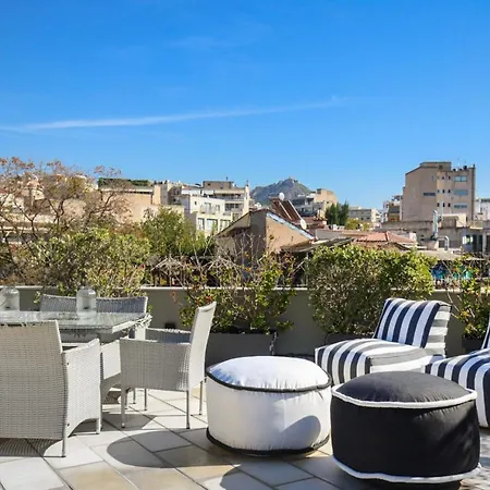 Fantastic Central Athens Suite With Shared Rooftop Deck Exterior foto
